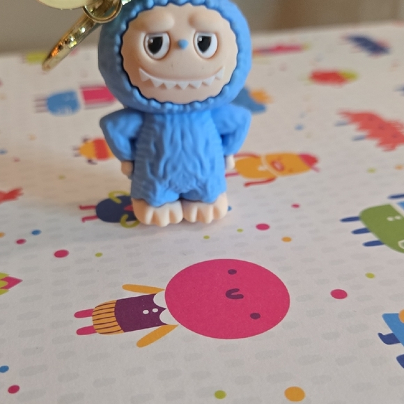 LABUBU Inspired Sleepy Bunny Keychain - - Picture 6 of 11